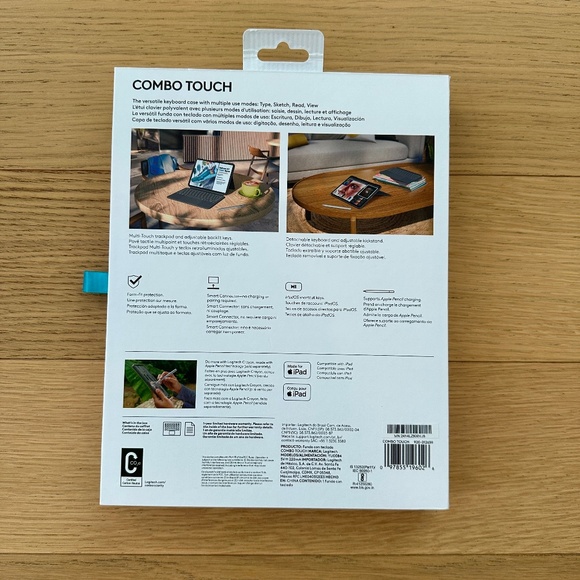 Logitech Combo Touch iPad Keyboard Case - Graphite - Picture 5 of 5